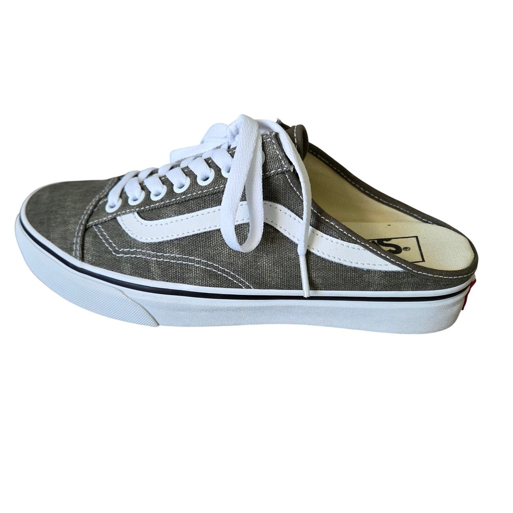 Vans Style 36 Mule Stone Wash Grape Leaf Men 7 Womens 8.5 Slip On Discontinued